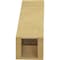 Ekena Millwork 5-inch W x 12-inch D x 12-inch H Aspen Rough Cedar Woodgrain TimberThane Knee Brace, Primed BRCUR05X12X12ASPRCPR - alternate 6